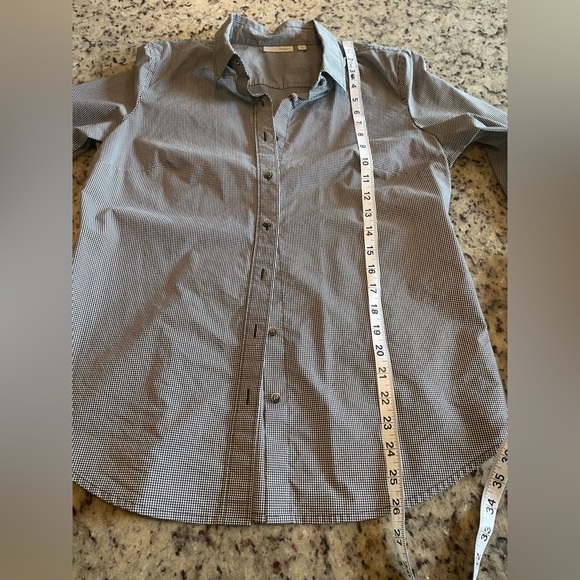 Women’s halogen cotton blend fitted button up size medium - Picture 6 of 8